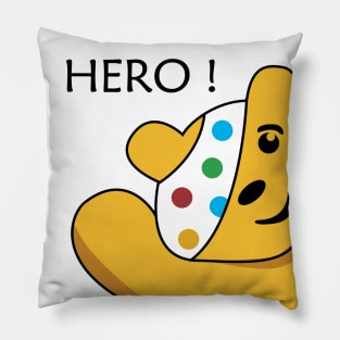 Children In Need Pudsey Bear Be A Hero Pillow