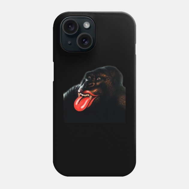 Hello , I'm Gorilla with Lips Phone Case by DekkenCroud