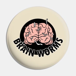 Brain Worms Pin