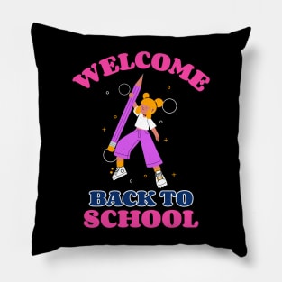 Welcome Back To School Pillow