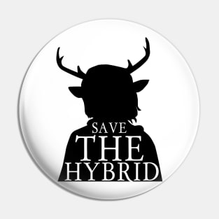 save the hybrid white Pin