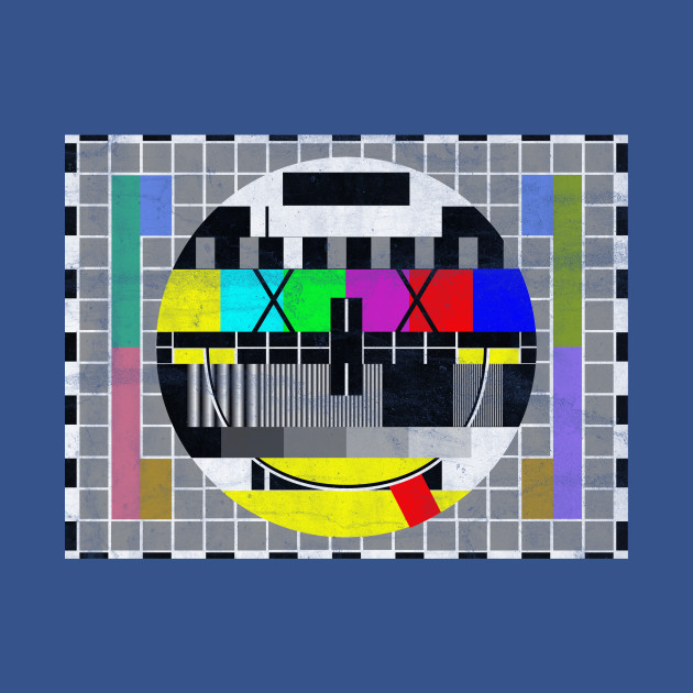 Discover Smiley TV Test Card - Smiley Face - T-Shirt