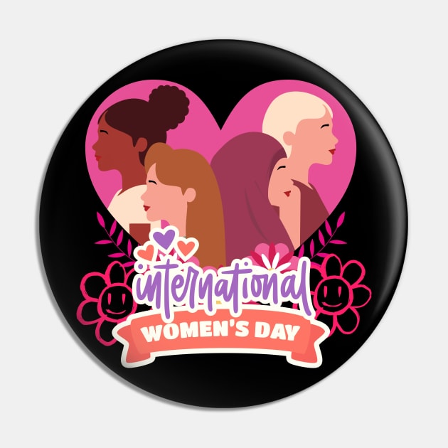 International Womens Day Pin by Charlie Dion