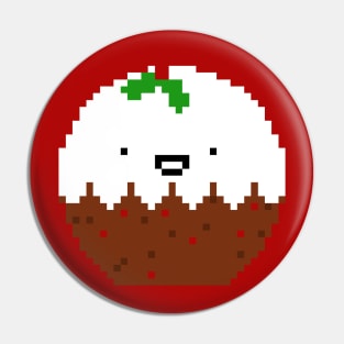 Cute Xmas Pixel Pud Pin