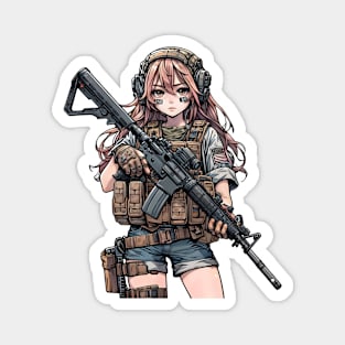 Tactical Girl Magnet