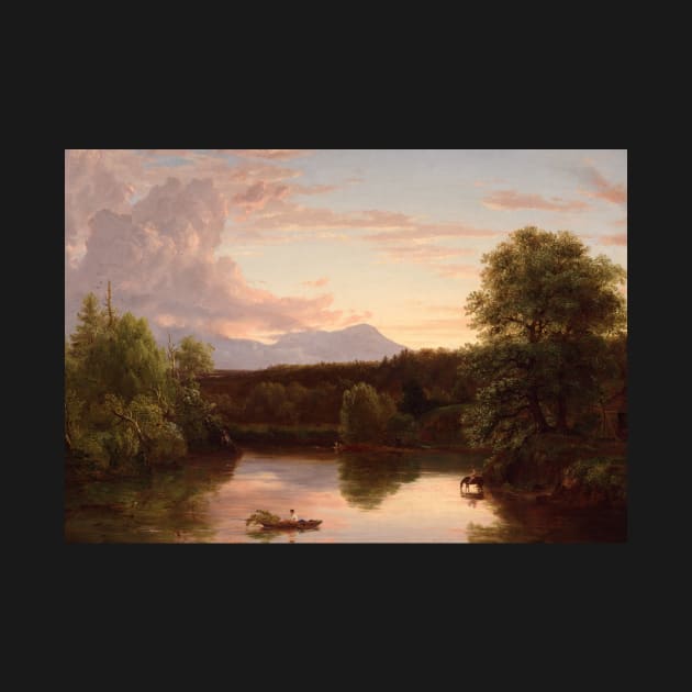 North Mountain and Catskill Creek by Thomas Cole by Classic Art Stall