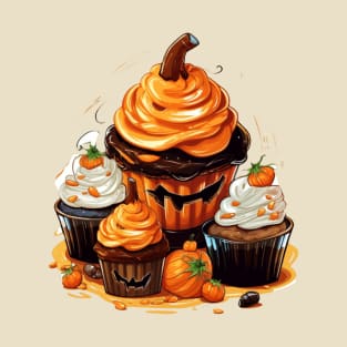 Enchanting Eats Delight in a Halloween Dessert Journey T-Shirt