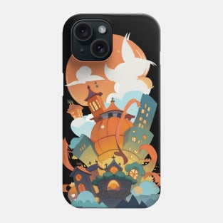 Halloween Cute Pumpkin City Phone Case