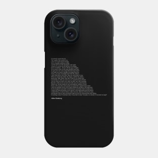 Allen Ginsberg Quotes Phone Case