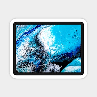 Blue Ocean Abstract Magnet