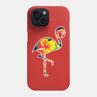 Tropical Flamingo Floral Phone Case