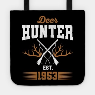 Gifts for 68 Year Old Deer Hunter 1953 Hunting 68th Birthday Gift Ideas Tote