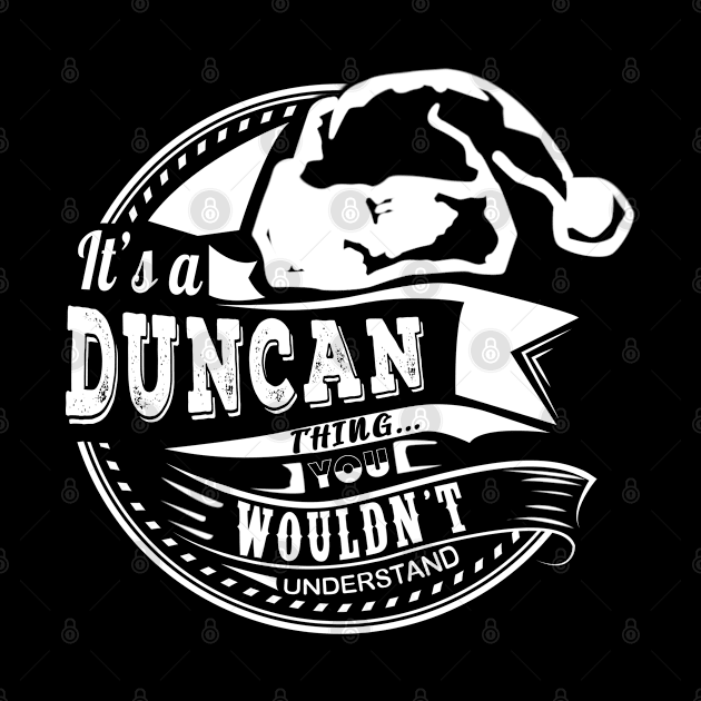 It's a Duncan thing - Hat Xmas Personalized Name Gift by Cave Store