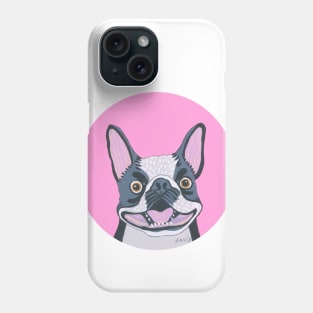 Smiling Boston Terrier Dog Phone Case