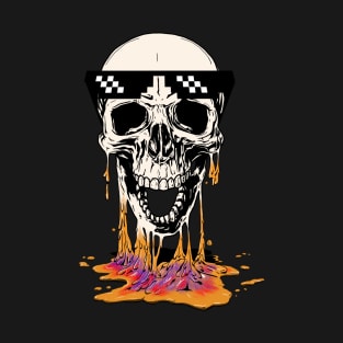 Melting skull T-Shirt