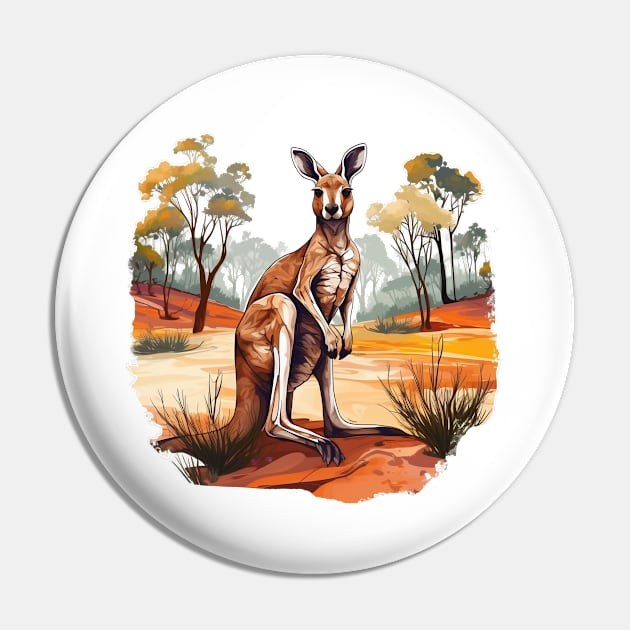 Cute Kangaroo Pin by zooleisurelife