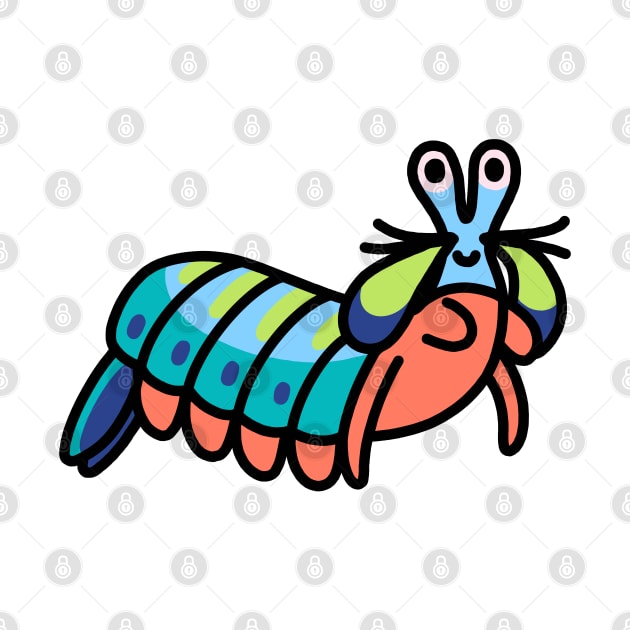 Mantis Shrimp by littlemandyart