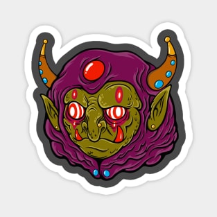 Goblin in Purple Hood Magnet