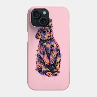 Splatter Bunny Phone Case