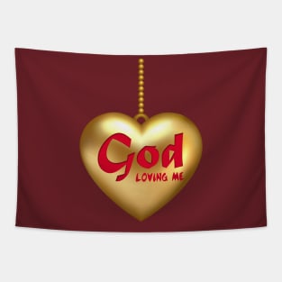 GOD LOVING ME T-SHIRT Tapestry