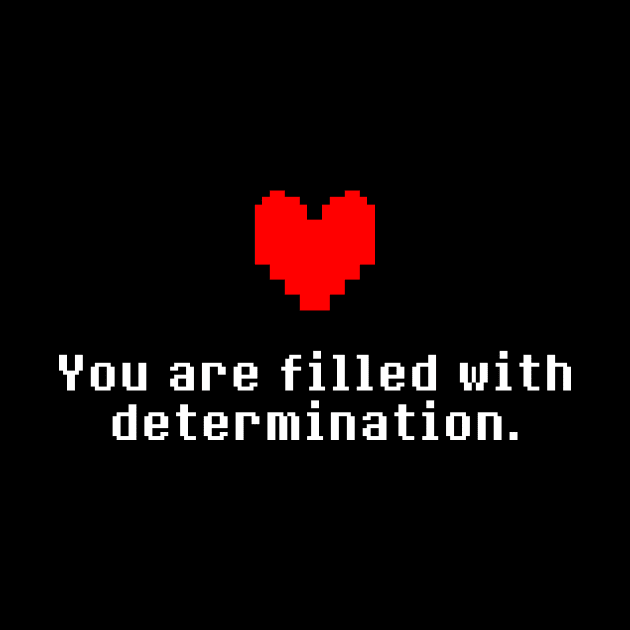 Undertale - Determination heart by ThriveOnChaos