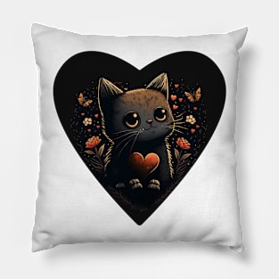 Cat love Pillow