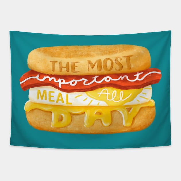 The Most Important Meal Tapestry by MidnightCoffee