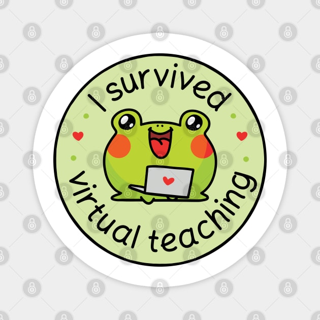 I survived virtual teaching Magnet by Nikamii