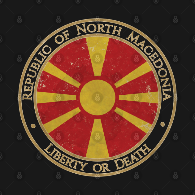 Vintage Republic of North Macedonia Europe European EU ...