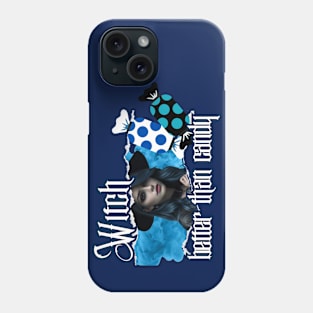 Blue Witch Better than Halloween Candy Phone Case