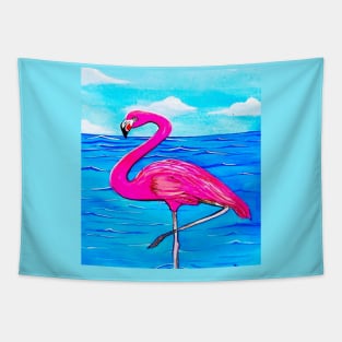 Pink Flamingo Tapestry