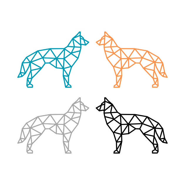 Geometric Dogs by Pacific West