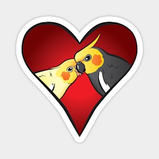 Cockatiels In Love Magnet