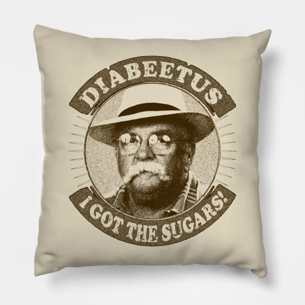 I got the sugars Diabeetus / Wilford Brimley Pillow by RAIGORS BROTHERS