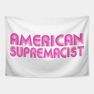 American Supremacist american map flag Tapestry