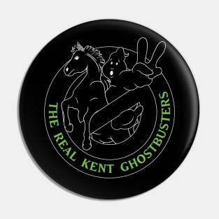 The Real Kent Ghostbusters Outline Logo Pin