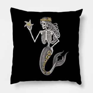 Mermaid skull. Pillow