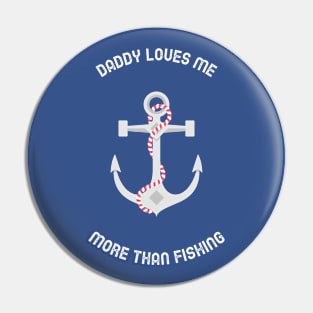 Fishing Dad Fisherman Pin