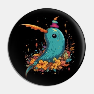 Narwhal Halloween Pin