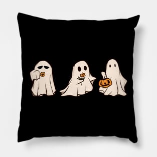 cute ghost halloween Pillow