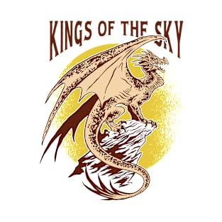 Kings In The Sky Dragon RPG T-Shirt