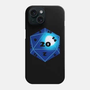 Dice 20 Roll playing game Phone Case