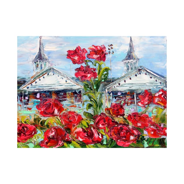 Kentucky Derby Churchill Downs by Karensfineart