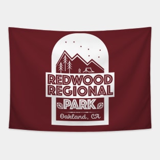 Redwood Regional Park (White) Tapestry