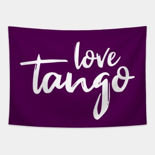 Love Tango White by PK.digart Tapestry