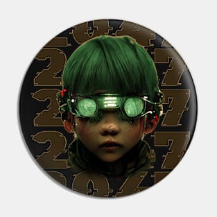 cute futuristic zombie boy Pin