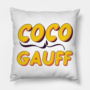 Coco Gauff Funny Pillow