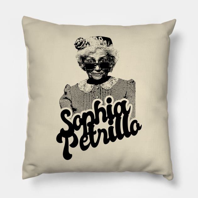sophia petrillo 80s style classic Pillow by Hand And Finger