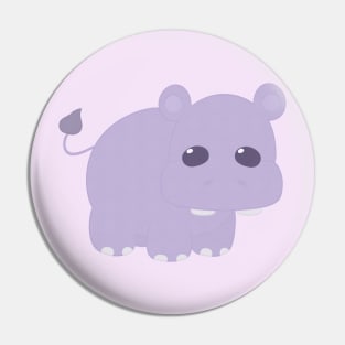 Hippopotamus Pin