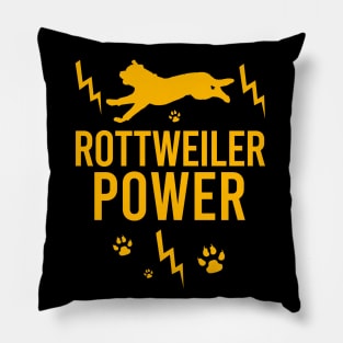 Rottweiler power Pillow